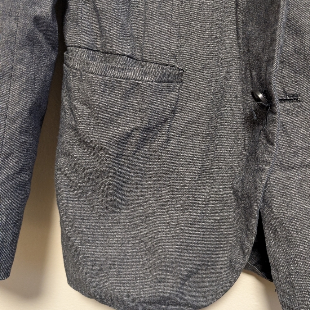 Theory Men’s Wool Blend Gray Blazer – Size 40 - Picture 7 of 7